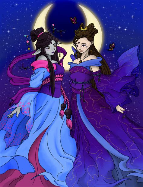 Goddesses Of The Moon By Dragon Of Sapphire On Deviantart