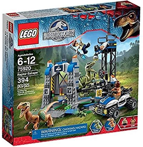 Lego Jurassic Park Jurassic World Raptor Escape Set Amazon Com Br