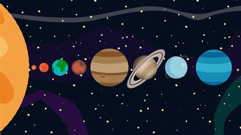 Cartoon Animation Of The Planets Stock Footage Video 100 Royalty Free