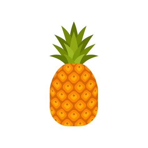 Pineapple Single Clipart Pineapple Graphic Digital Images Instant
