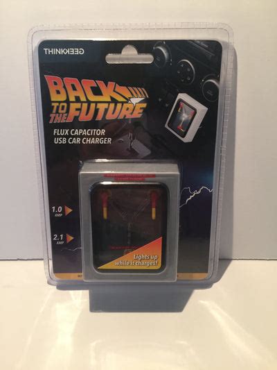 Back To The Future Flux Capacitor Usb Car Charger New With Box I Love