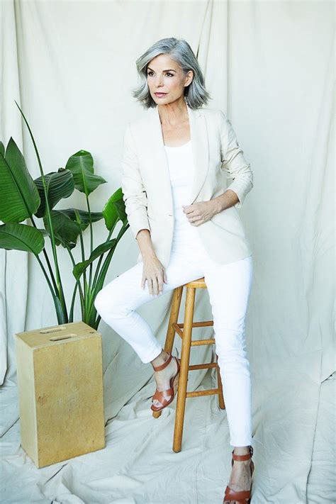 Kathi Odom Women Classic Bella Agency New York Grey Hair Styles For Women Beautiful