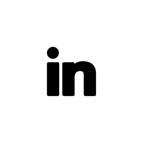 White Linkedin Icon Transparent Background Linkedin Email Logo