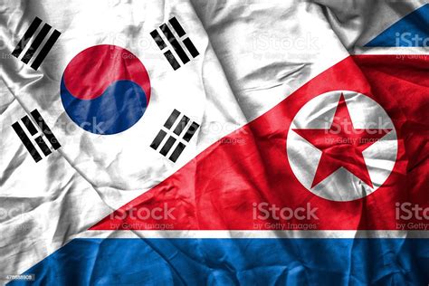 South And North Korea Flag Stock Photo Download Image Now Istock