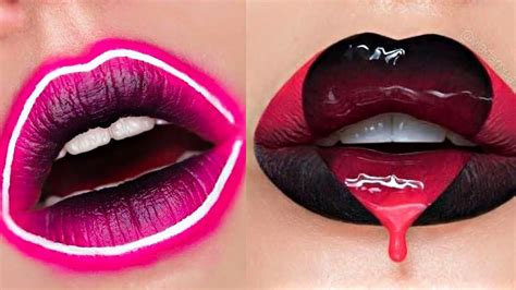 💖 Cool Lip Art Ideas Compilation Makeup Tutorial Tips And Tricks 💖 In