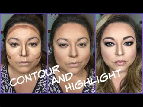 With contouring, you're creating depth to make the angles of your face pop more, so you need a product that can create the illusion of a. Contour & Highlight for a Round face - YouTube