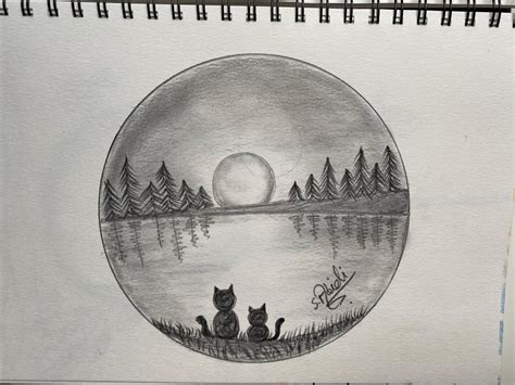 Sketch Of A Moon Night Moon Sketches Night Sky Drawing Moon Drawing