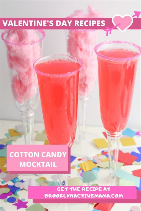 Super Simple And Fun Cotton Candy Mocktail Recipe Sparkling Drinks