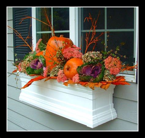 Cheap And Easy Fall Window Boxes Ideas 11 Fall Window Boxes Autumn