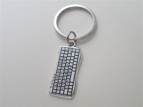 Computer Keyboard Keychain Graduation T Keychain Graduate Etsy