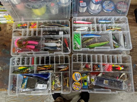 Spent Some Time Today Organizing Tackle Boxes Just Grab The Box For The Species I Want And
