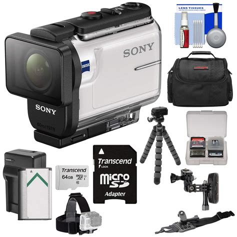 buy sony action cam hdr as300 wi fi hd video camera camcorder with flat surface and helmet mounts