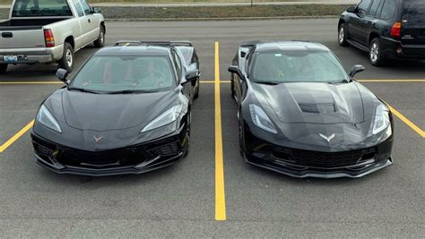 C7 Side By Side Comparison Pictures With A C8 At Bowling Green