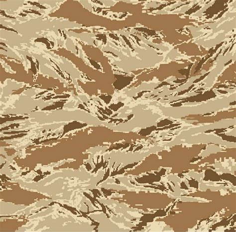 Digital Desert Tiger Stripe Camouflage In 2023 Camouflage Pattern