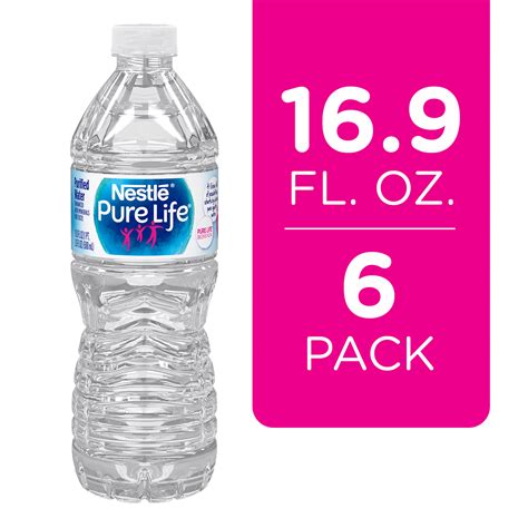 Find the how many ounces of water are in a water bottle, including hundreds of ways to cook meals to eat. Nestle Pure Life Purified Water, 16.9 fl oz. Plastic ...