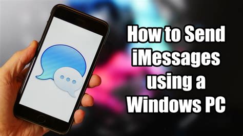 How To Send Imessages From Your Windows Pc Youtube