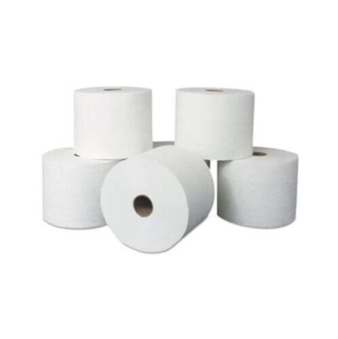 White Plain Toilet Tissue Paper Rolls Length 250 Foot Ft At Best