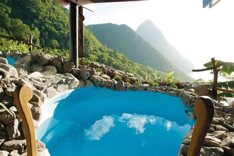 Download Wallpaper For X Resolution View Out From Ladera Spa In St Lucia Caribbean
