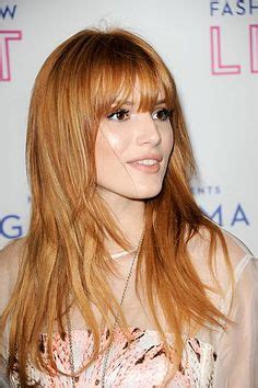 Her rusty orange colored dress flows together. bella Thorne's red hair-could I pull this off? | Hair ...