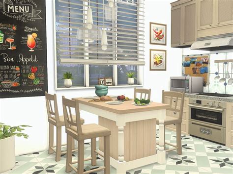 Flubs79s Kitchen Stockholm Cc Needed Sims 4 Kitchen Mint Living