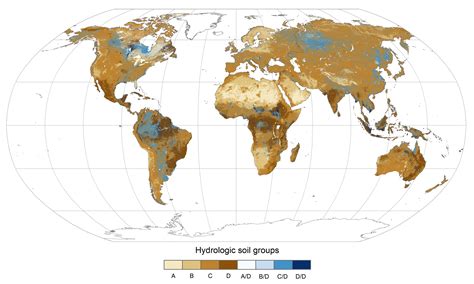 Global Hydrologic Soil Groups Hysogs250m For Curve Number Based