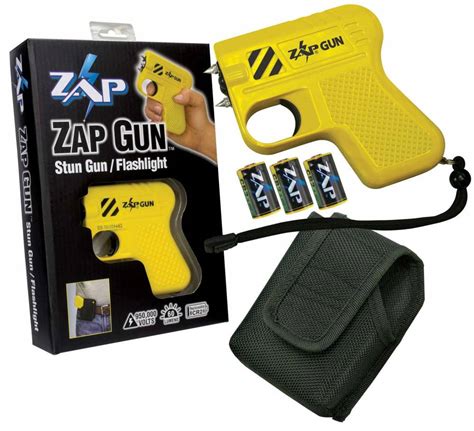 Zap Zapgun Zap Gun Stun Gun Portable Close Contact Yellow X Ring Supply