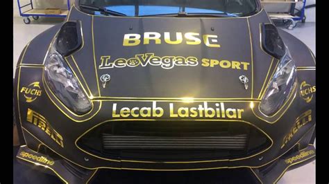 Matt Black And Gold Vehicle Wrap New Look For Fredrik Åhlins Leo