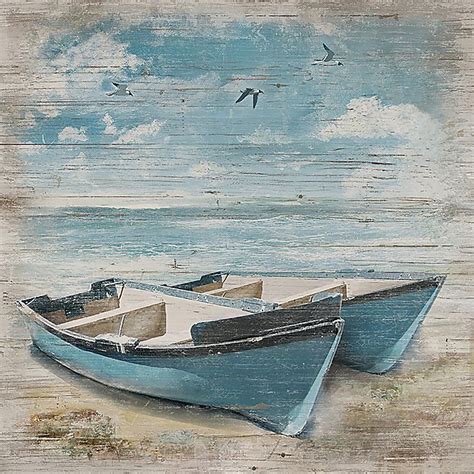 30 Inch X 30 Inch Plank Boat Wood Wall Art Bed Bath And Beyond Canada