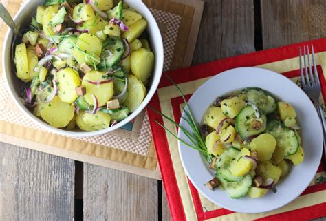 Bayrischer Kartoffelsalat Mit Gurke Und Veganem Speck Dailyvegan