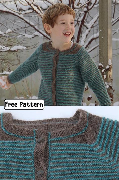 12 Free Knitting Patterns For Childrens Cardigans Knitting Bee
