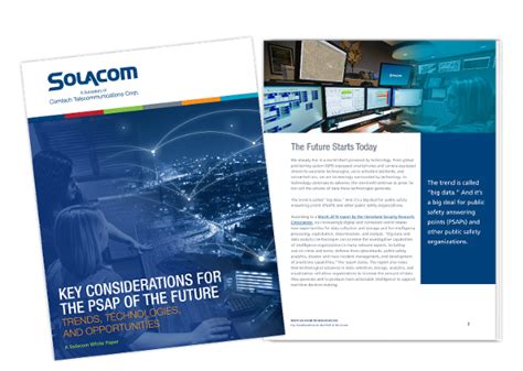 Key Considerations For The Psap Of The Future White Paper Solacom