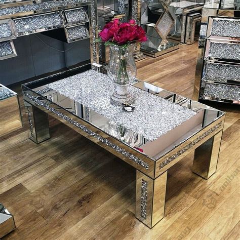 Besides good quality brands, you'll also find plenty of discounts when you shop for glass coffee table during big sales. Morden luxury sparkle crushed glass diamond coffee table