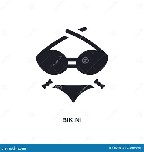 Bikini Isolated Icon Simple Element Illustration From Woman Clothing Concept Icons Stock Vector