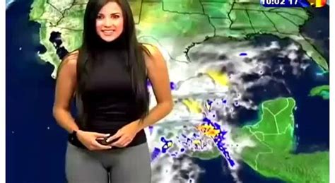 Mexican Weather Girl Leaves Nothing To The Imagination Daily Telegraph