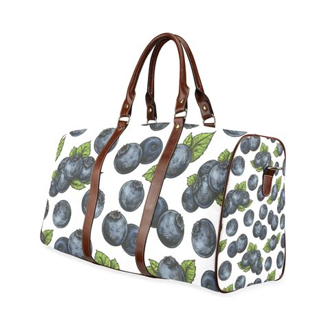Blueberry Waterproof Travel Bag Uscoolprint