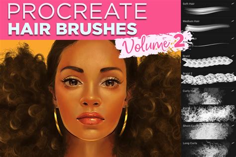 Hair Brushes For Procreate Free And Premium Brushwarriors