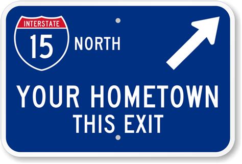 Novelty Traffic Signs Just Add Your Text To Custom Templates