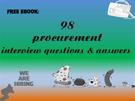We've also provided our tips on how to best answer these admin interview questions effectively in a job interview. Top 10 procurement interview questions with answers