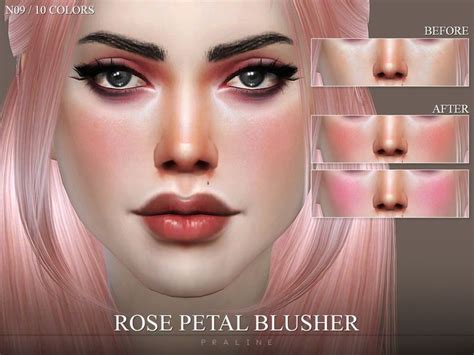 Soft Blush In 10 Colors Found In Tsr Category Sims 4 Female Blush