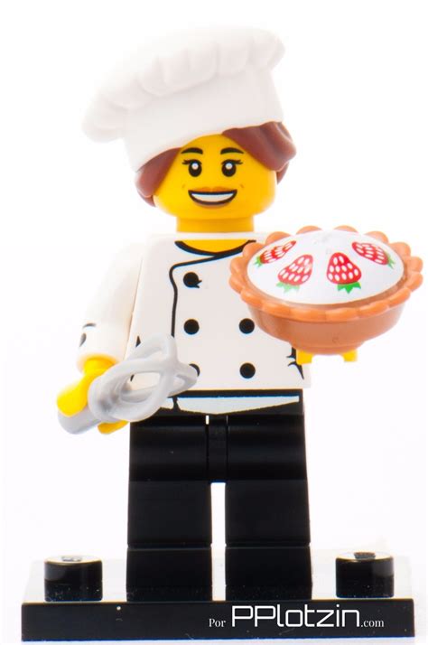 Lego Minifigura 3 Repostera Serie 17 Chef Gourmet 71018 Envío Gratis