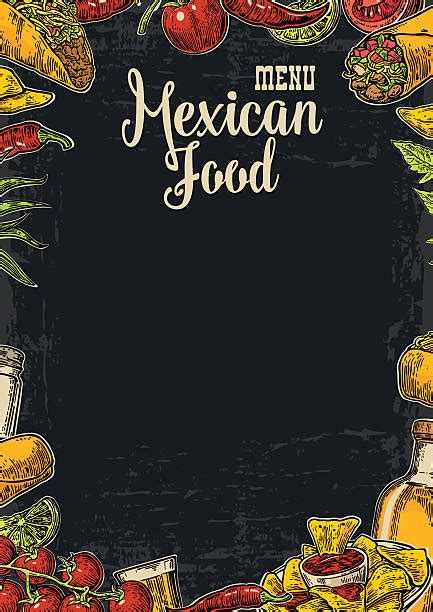 Best Mexican Food Illustrations Royalty Free Vector