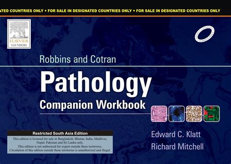 Robbins And Cotran Pathology Companion Workbook 1ed Edward C Klatt