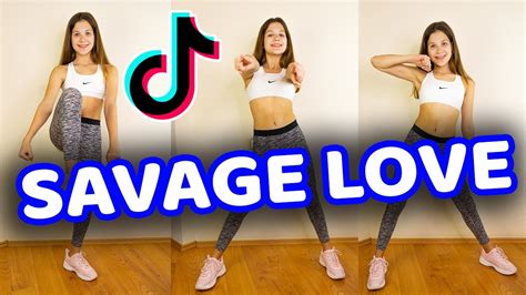 savage love tik tok tutorial slow tiktok dance tutorial mirrored youtube