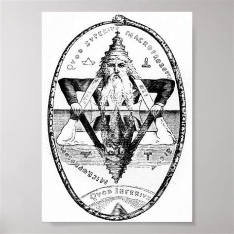 As Above So Below Illustration Poster Zazzle In 2024 Illustrations