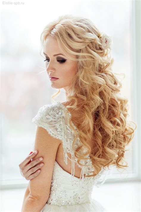 Top 20 Down Wedding Hairstyles For Long Hair Deer Pearl Flowers