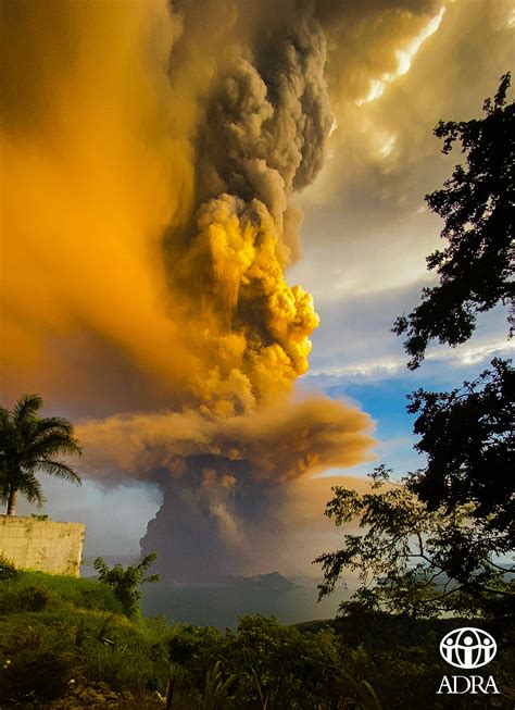 The eruption of the taal volcano isn't affecting the global climate just yet. Taal Volcano Erupts - ADRA Philippines