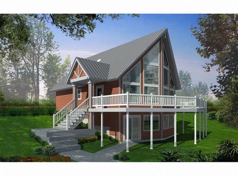 A Frame House Plans With Walkout Basement Walk Out Basement Home