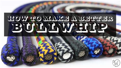 Maybe you would like to learn more about one of these? How to Make a Better Bullwhip | Paracord braids, Paracord projects, How to make