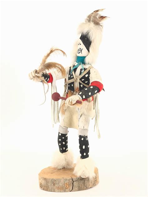 Lot Native American Feather Dancer Kachina Doll