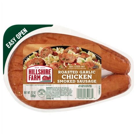 Hillshire Farm Roasted Garlic Chicken Smoked Sausage Rope 13 Oz